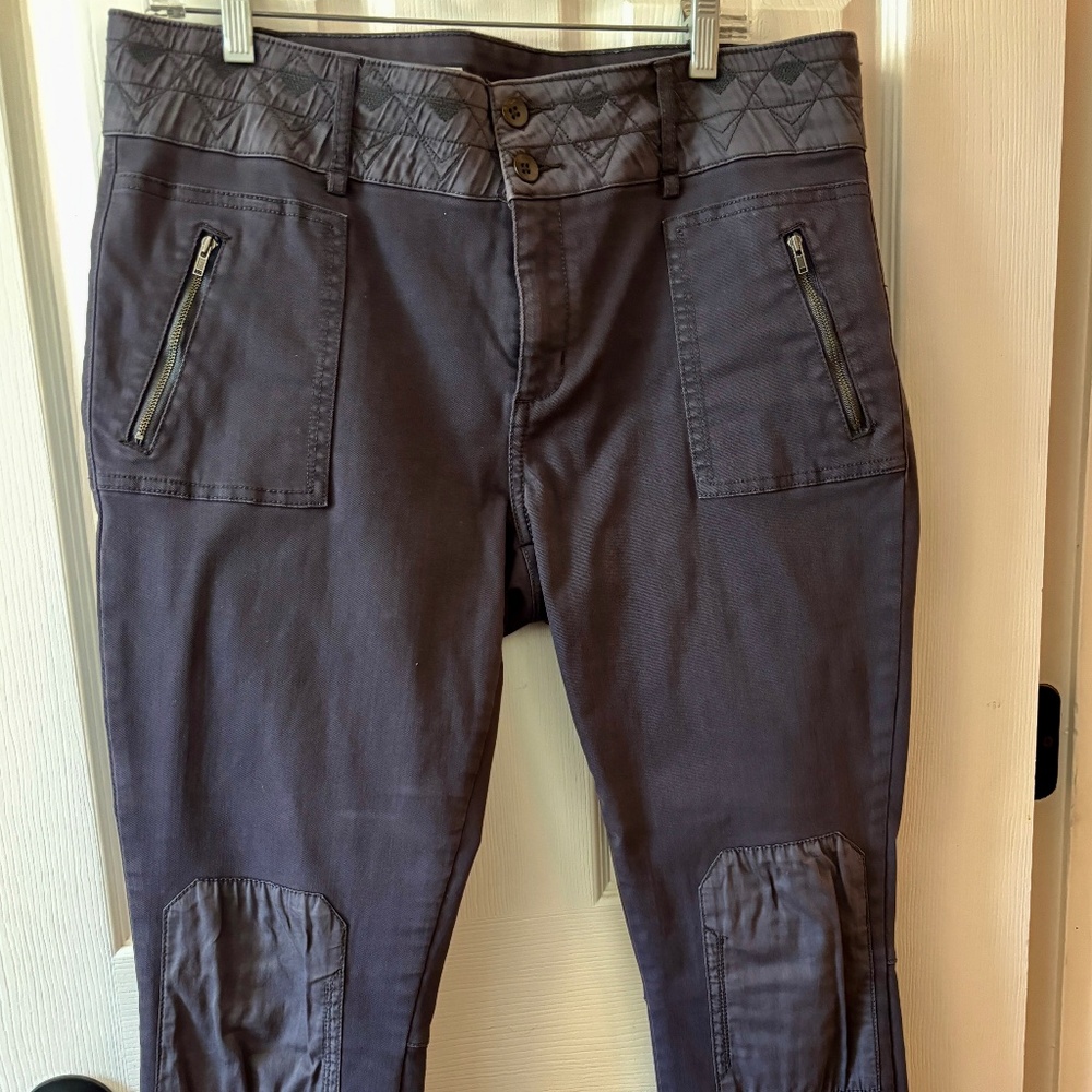 Pilcro and the Letterpress gray Skinny Utility Pants